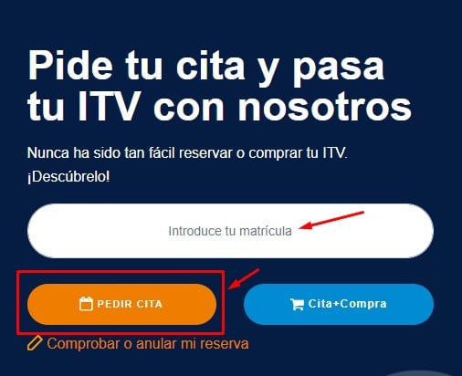 Cita Previa ITV Red Itevelesa Matricula