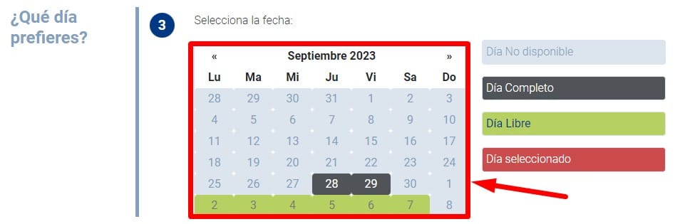 Cita Previa ITV Revisiones de Navarra Selecciona fecha