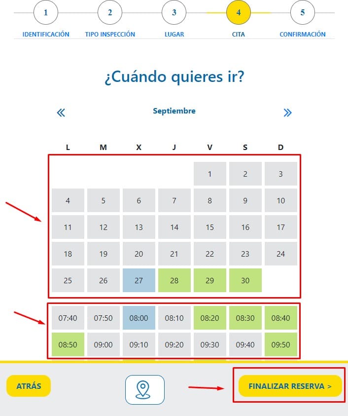 Cita Previa Itevebasa Fecha y Hora