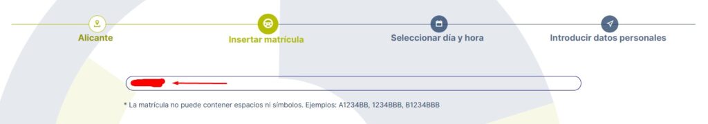 Cita Previa SITVAL Matricula