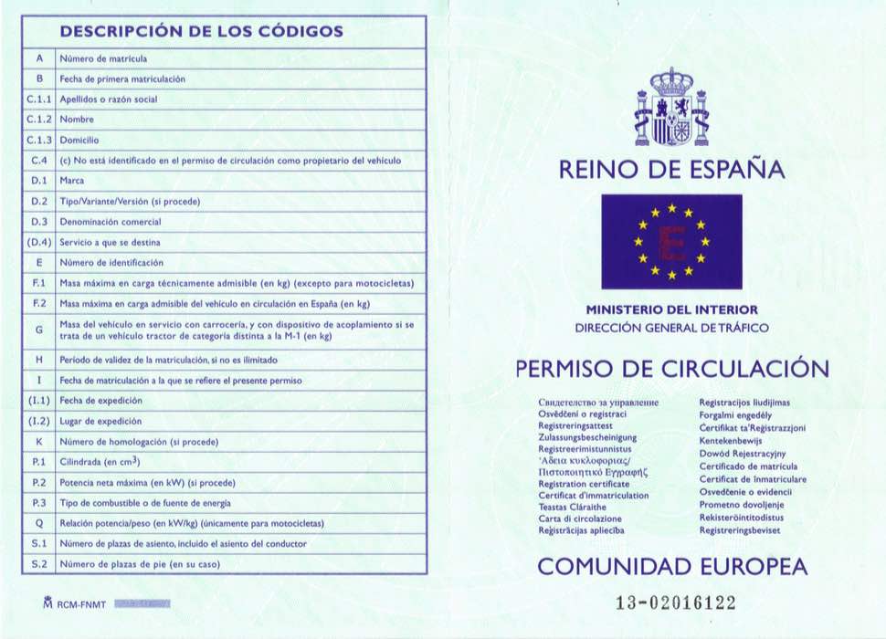 Permiso de Circulacion